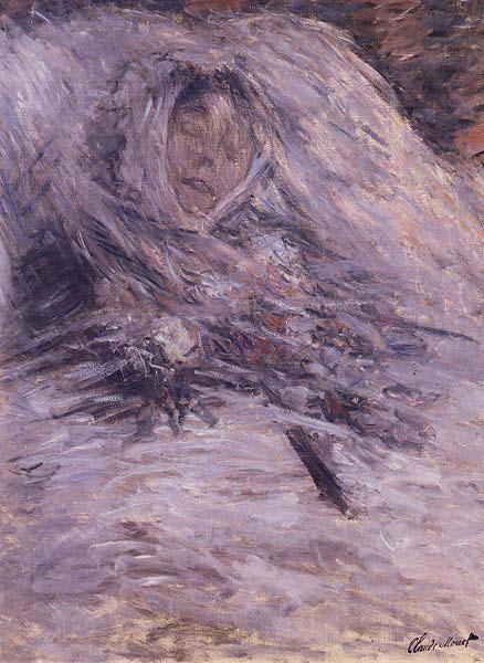 Claude Monet Camille Monet, on her deathbed, Norge oil painting art